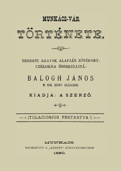 Munkács-vár története