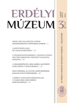 Erdélyi Múzeum 2025/3