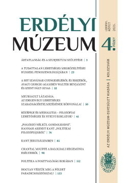 Erdélyi Múzeum 2025/4