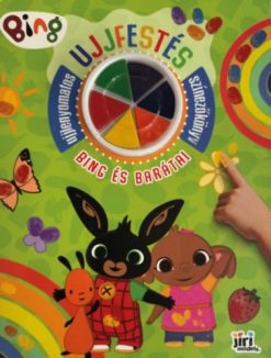 Bing és Barátai ujjfestés színezőkönyv